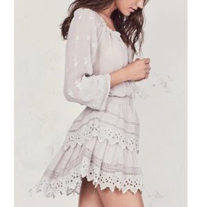LoveShackFancy Popover Dress in Anchor